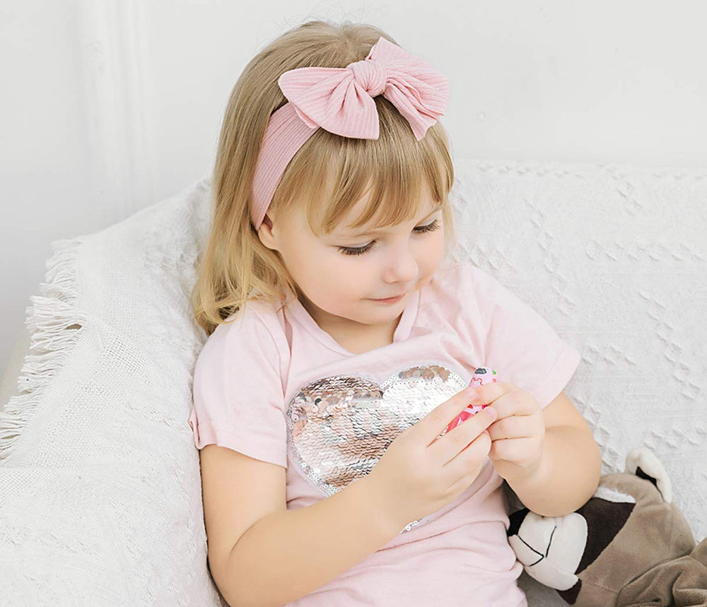 Mookiraer classic stretchy fabric headbands for all ages