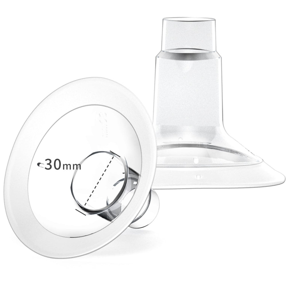 MOOMentaneous 30mm oval flange shield for comfortable pumping sessions
