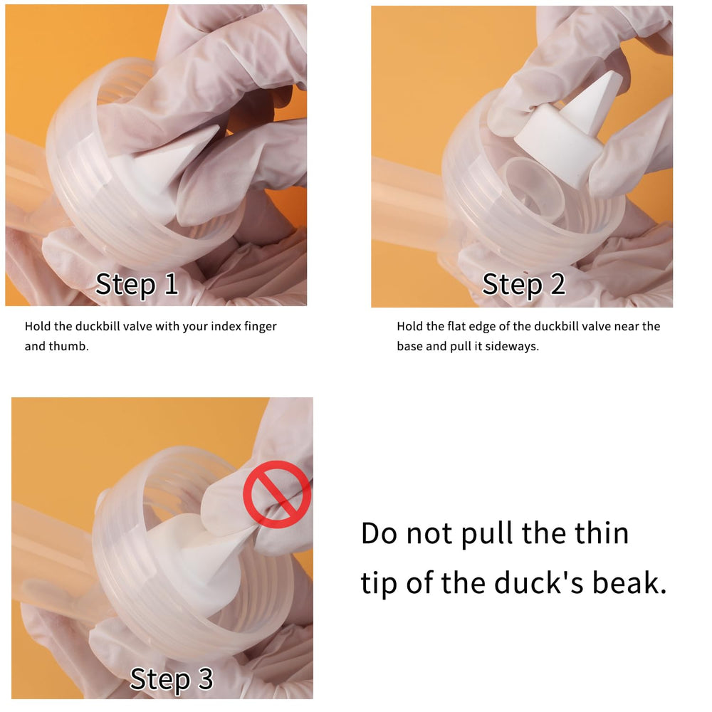 MOOMentaneous silicone valves are steam or boil-cleanable for sanitation.