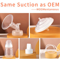 MOOMentaneous duckbill valve for Spectra supports fast part swaps during pumping.