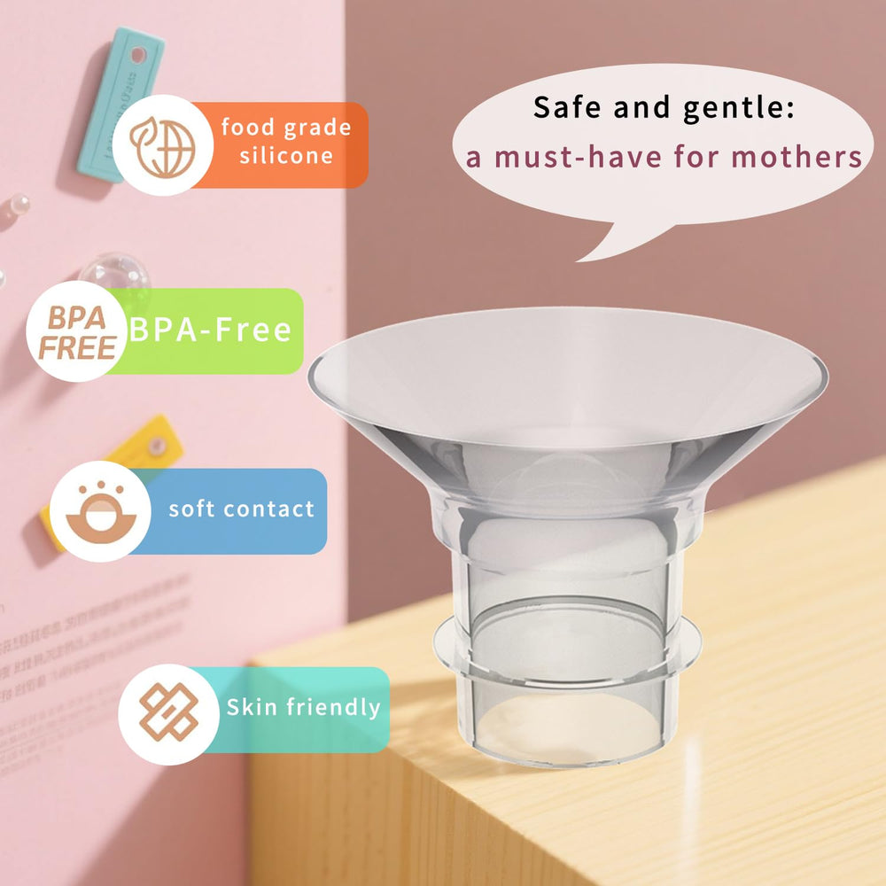 MOOMentaneous flange sizing kit dishwasher-safe and heat-tolerant, safe for thorough cleaning