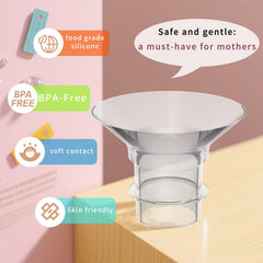 MOOMentaneous flange sizing kit dishwasher-safe and heat-tolerant, safe for thorough cleaning