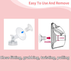MOOMentaneous flange sizing kit easy install and removal demonstrated for quick adjustments