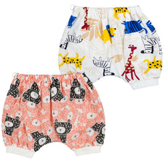 MooMoo Baby bedwetting shorts front view highlights breathable summer comfort.