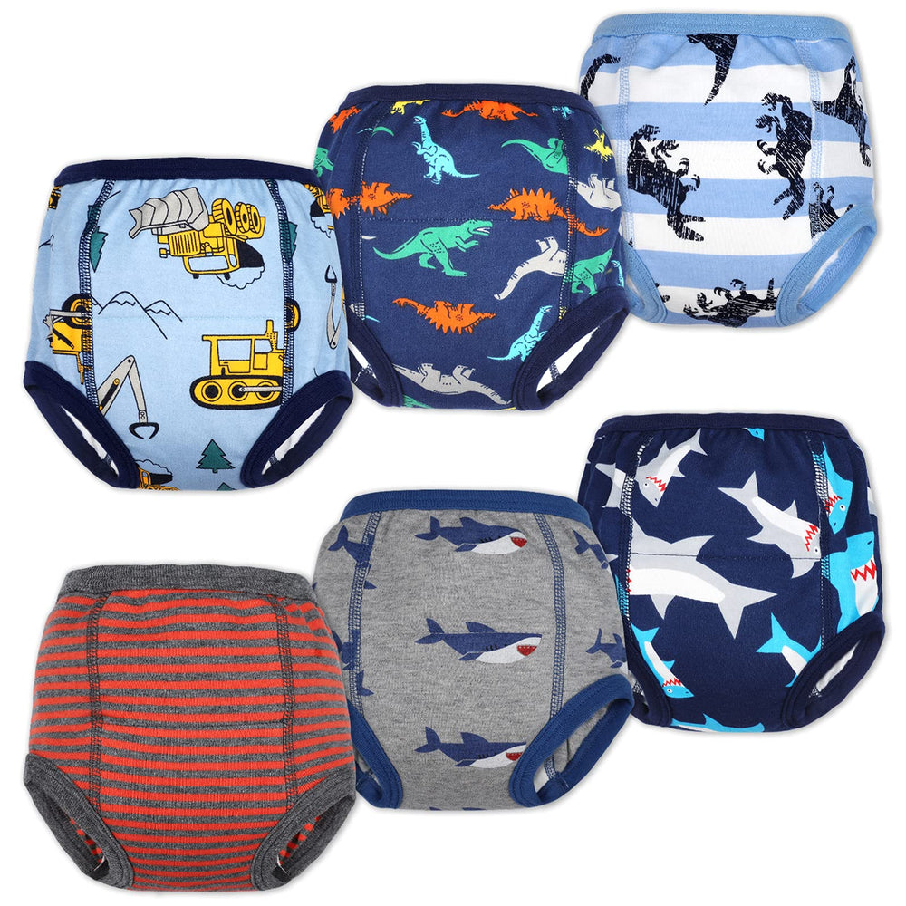 MooMoo Baby Cotton Training Pants front view shows soft cotton comfort for potty training.