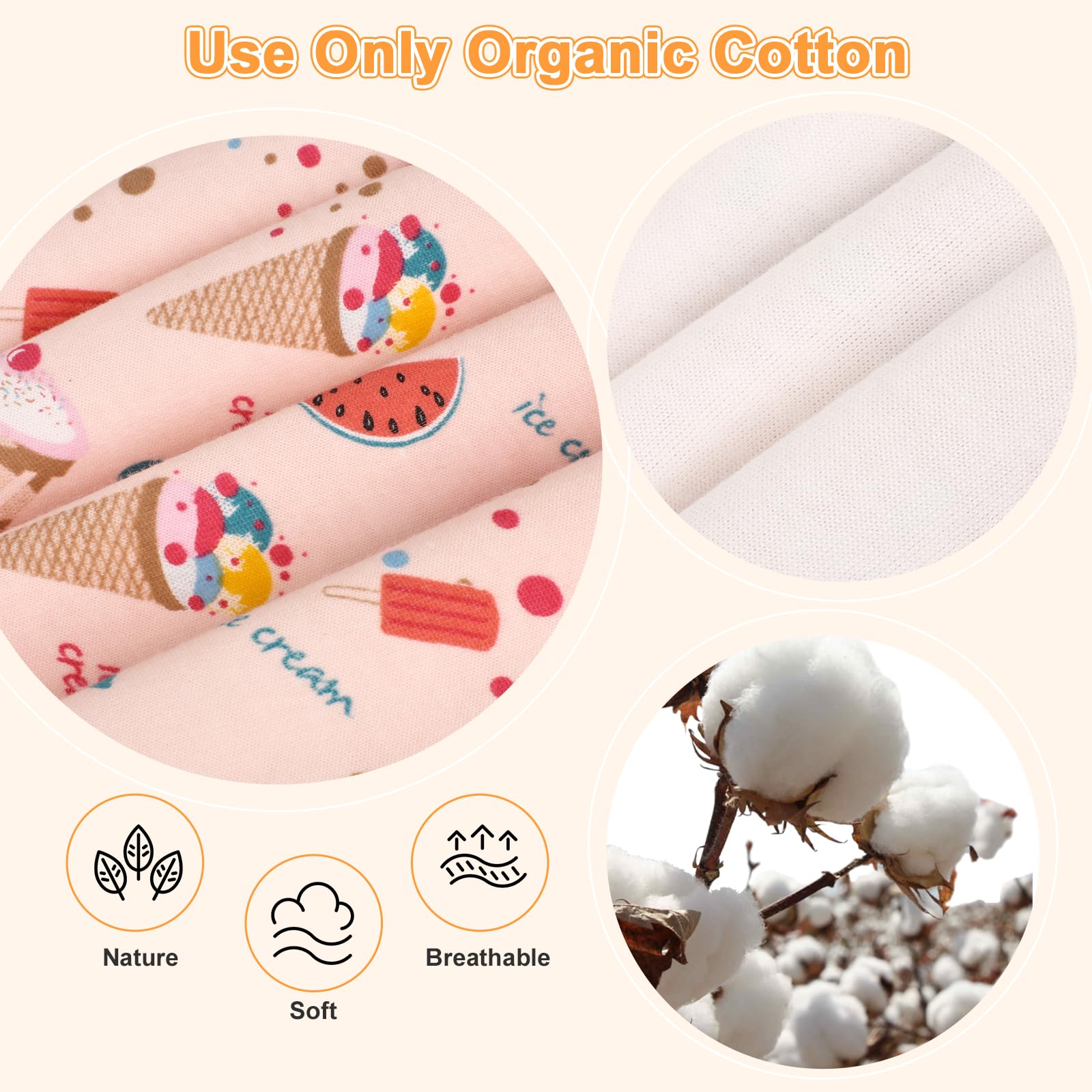 MooMoo Baby outer cotton-breathable shell keeps summer wear comfortable