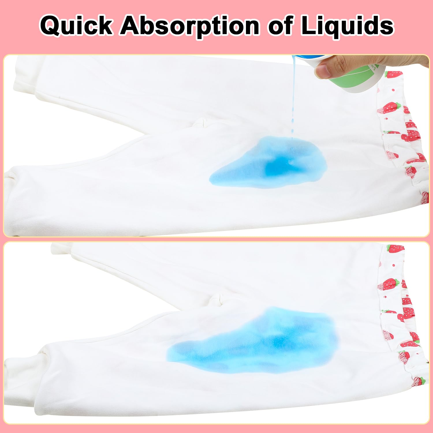 MooMoo Baby potty-training-pants-stretch-waistband provides easy pull-on fit for busy mornings