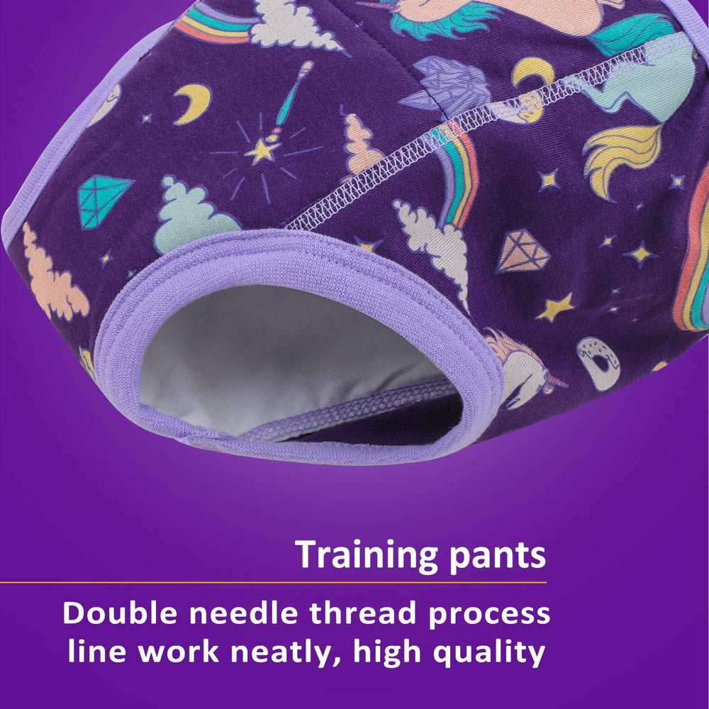 MooMoo Baby training underwear available from 2T to 8T for growing toddlers.