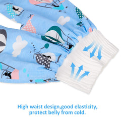 MooMoo Baby waterproof TPU layer highlights leak protection during sleep.