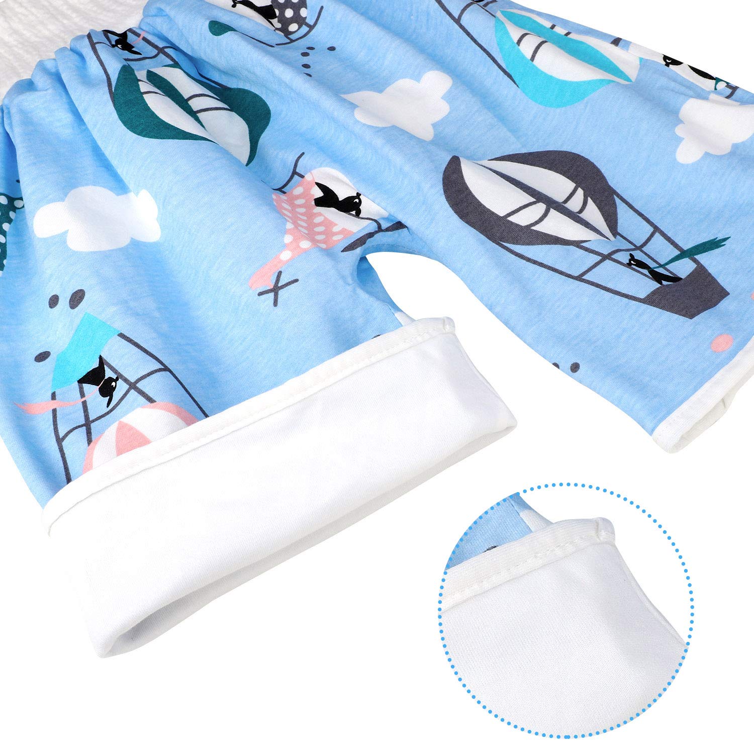 MooMoo Baby potty training diaper pants folded pack shows versatility and reuse