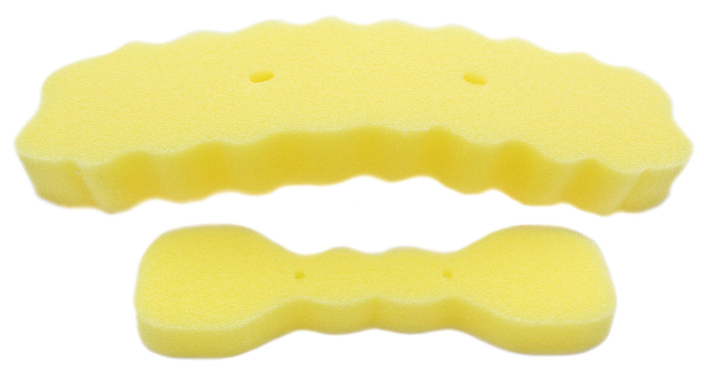 MooMoo Baby replacement sponges—easy attachment to keep brushes ready for quick, at-home use.