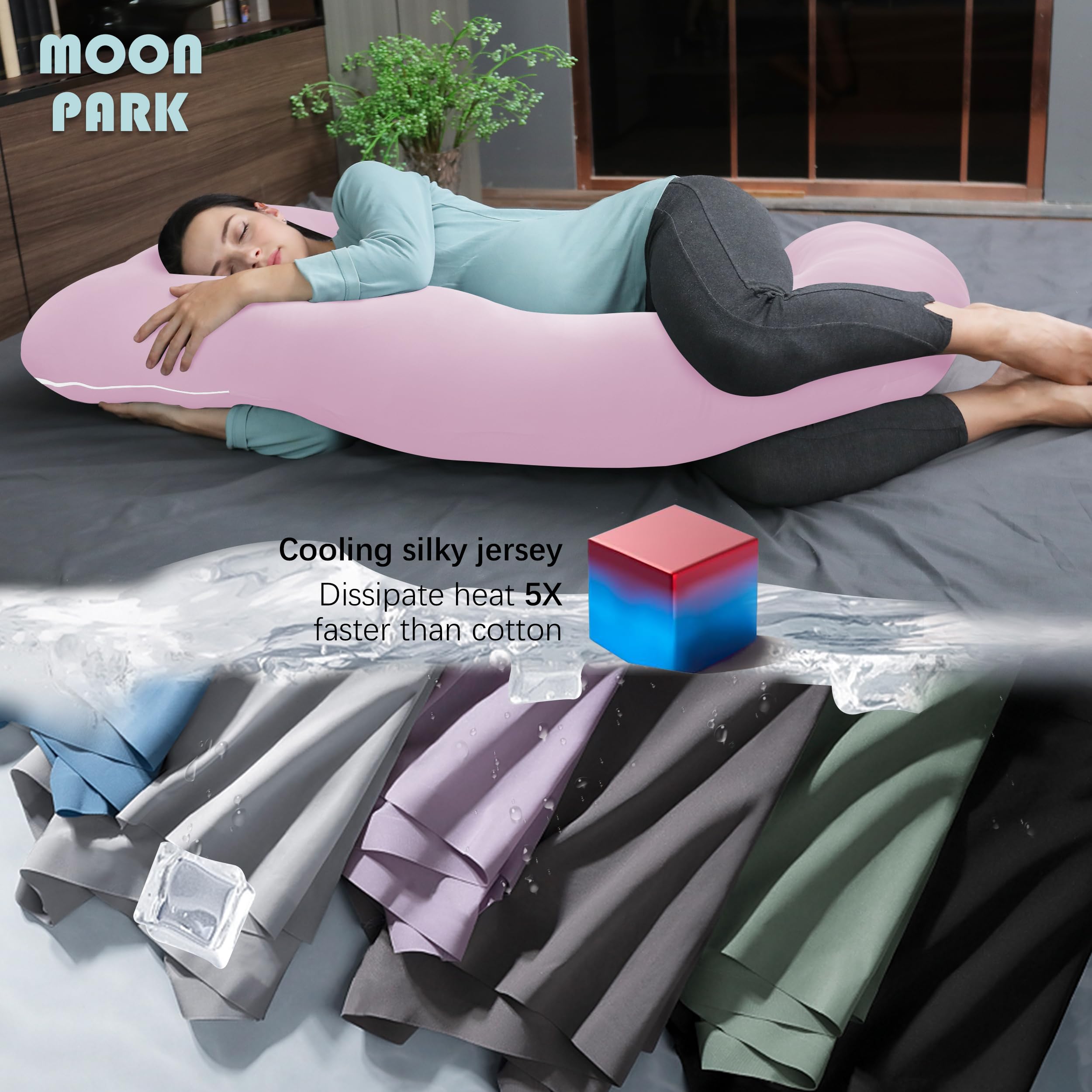 MOON PARK cooling cover helps stay comfortable during warm nights