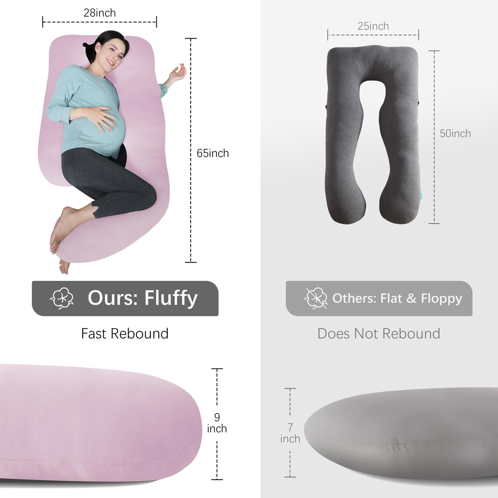Moon Park 65-inch purple pillow makes an ideal gift for comfort and support