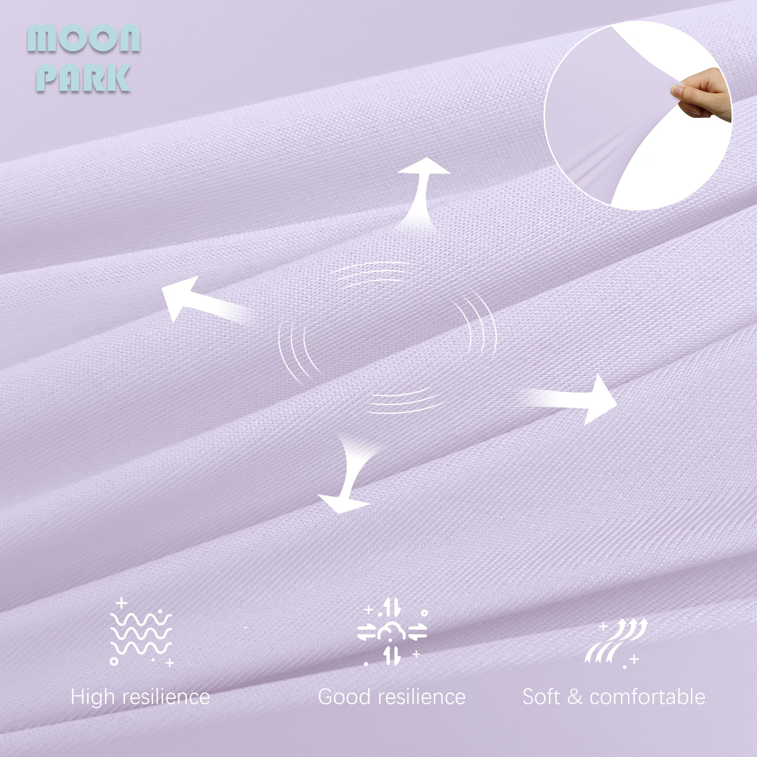 Moon Park maternity pillow suitable for nursing, reading, or watching TV