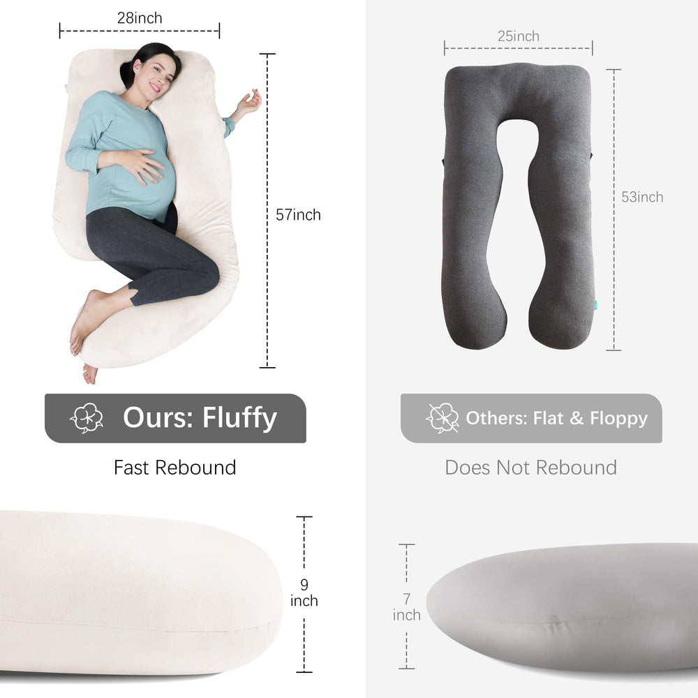 MOON PARK maternity pillow doubles as nursing and reading aid