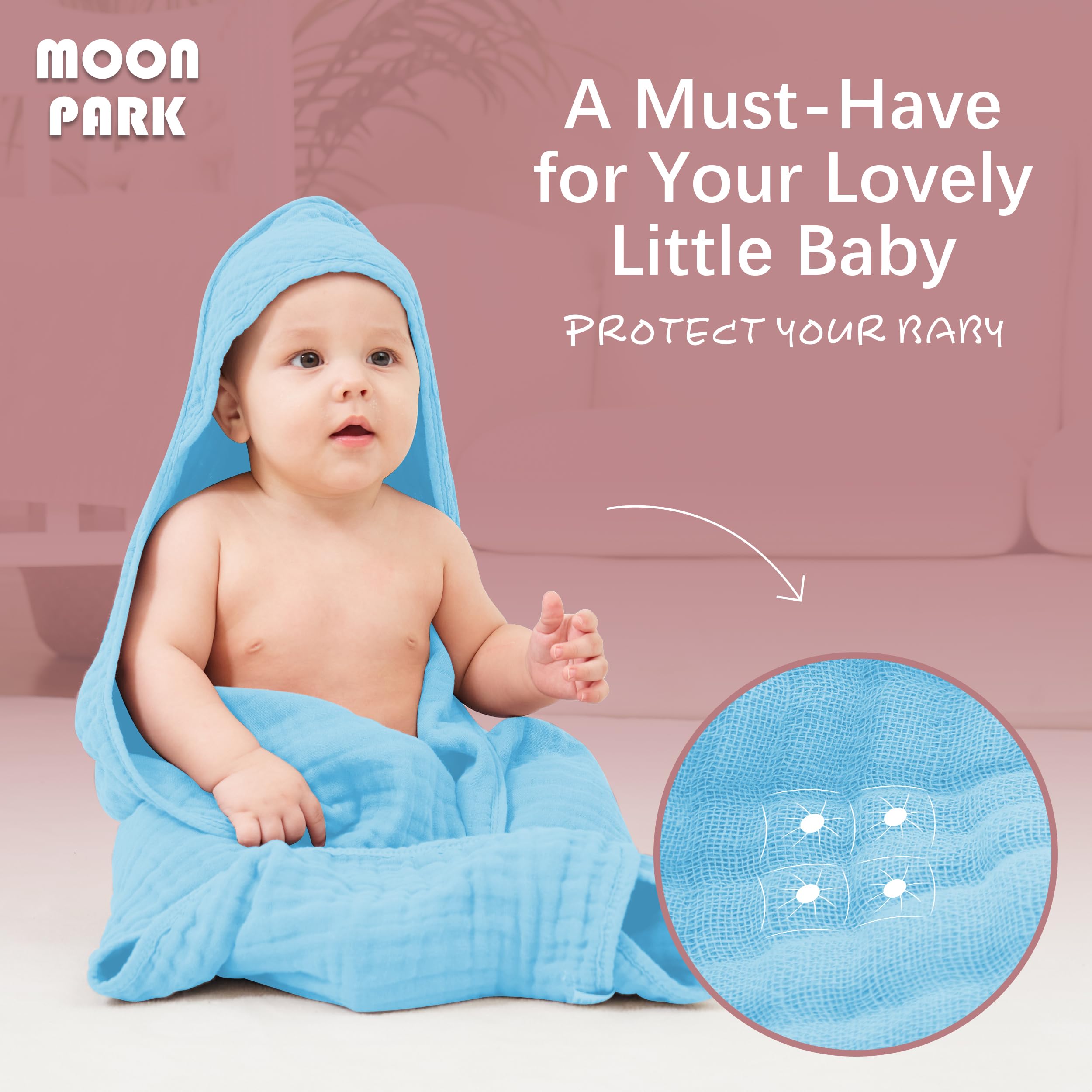 Moon Park towel ready for beach or pool use after water play.
