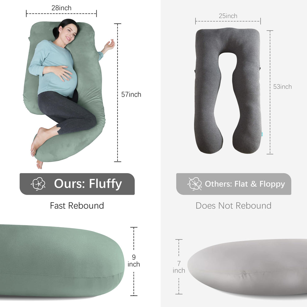 MOON PARK 57-inch length offers full-body support from head to toe.