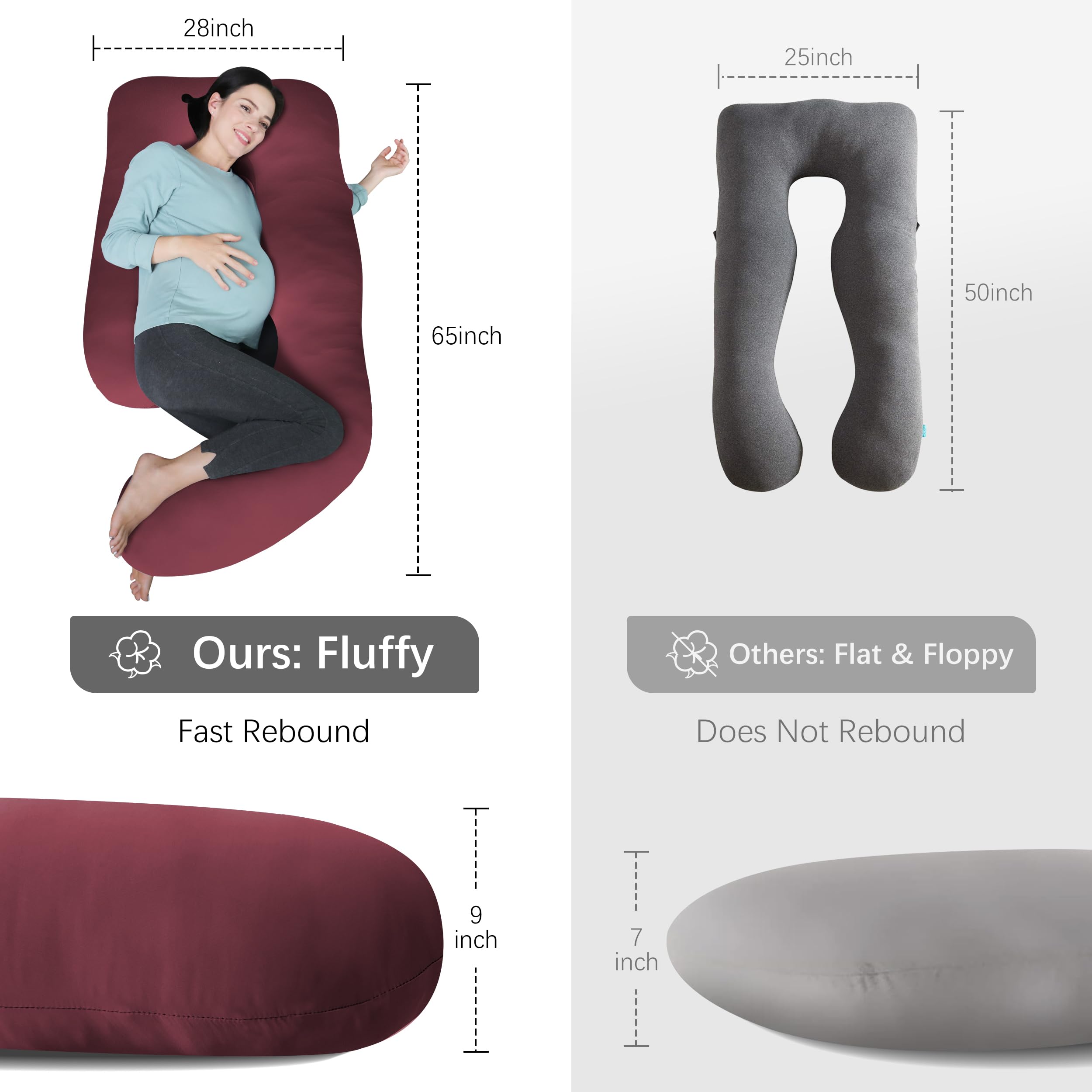 MOON PARK cooling cover keeps the pillow breathable on warm nights.