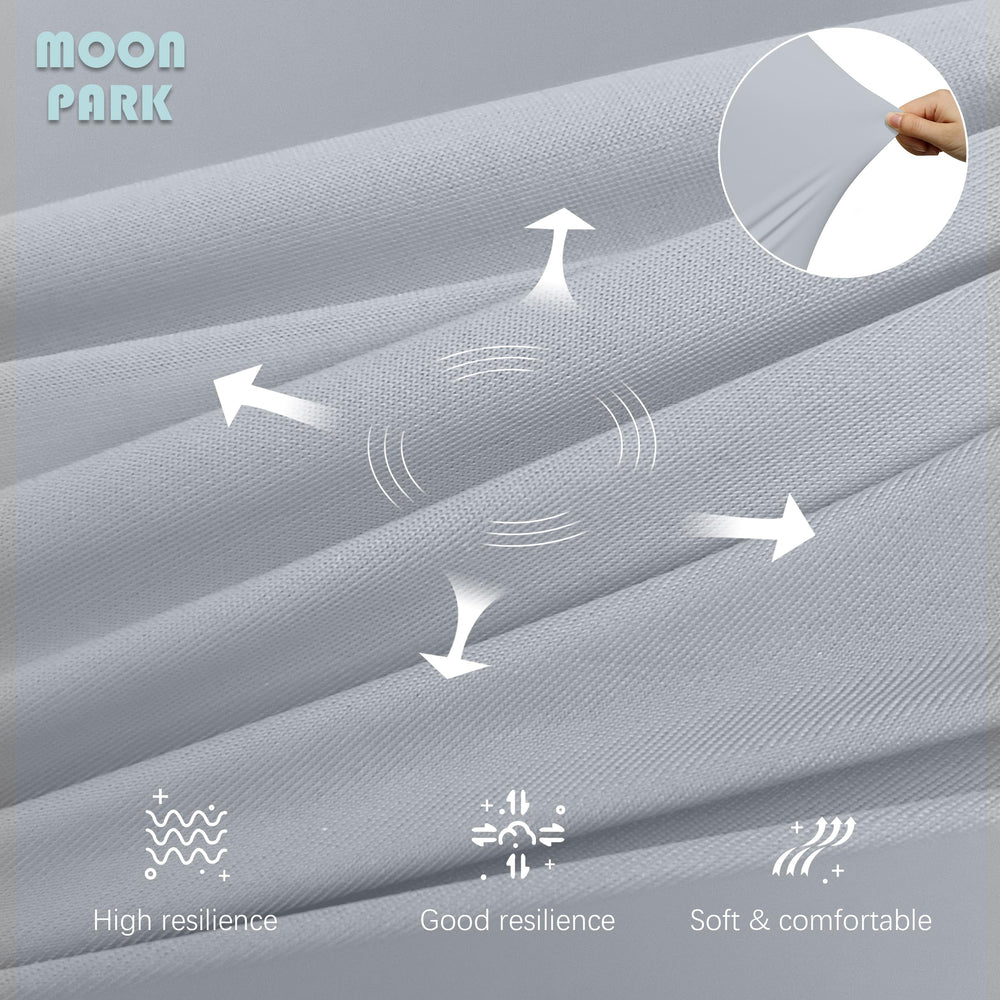Moon Park knee-relief angle demonstrates leg comfort for all-night rest.