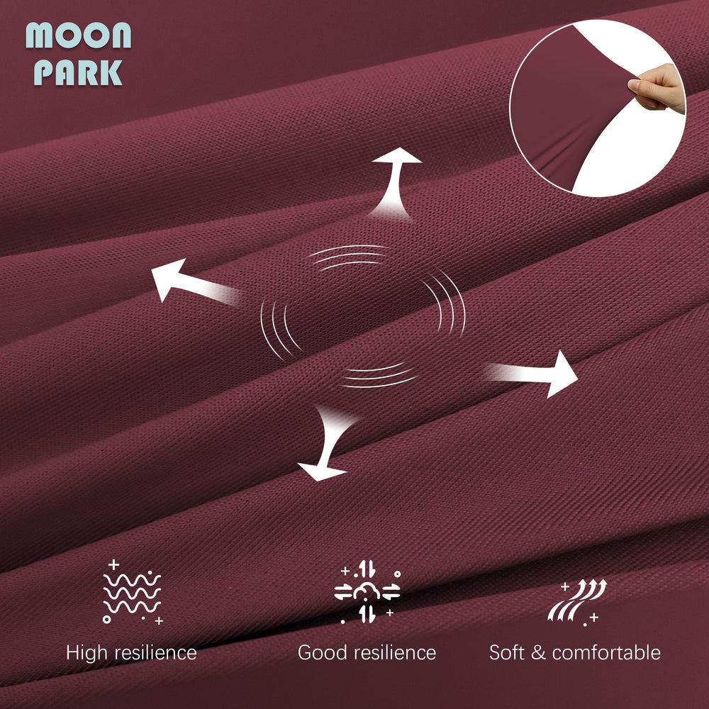 Moon Park leg-support view emphasizes legs and knee alignment while resting