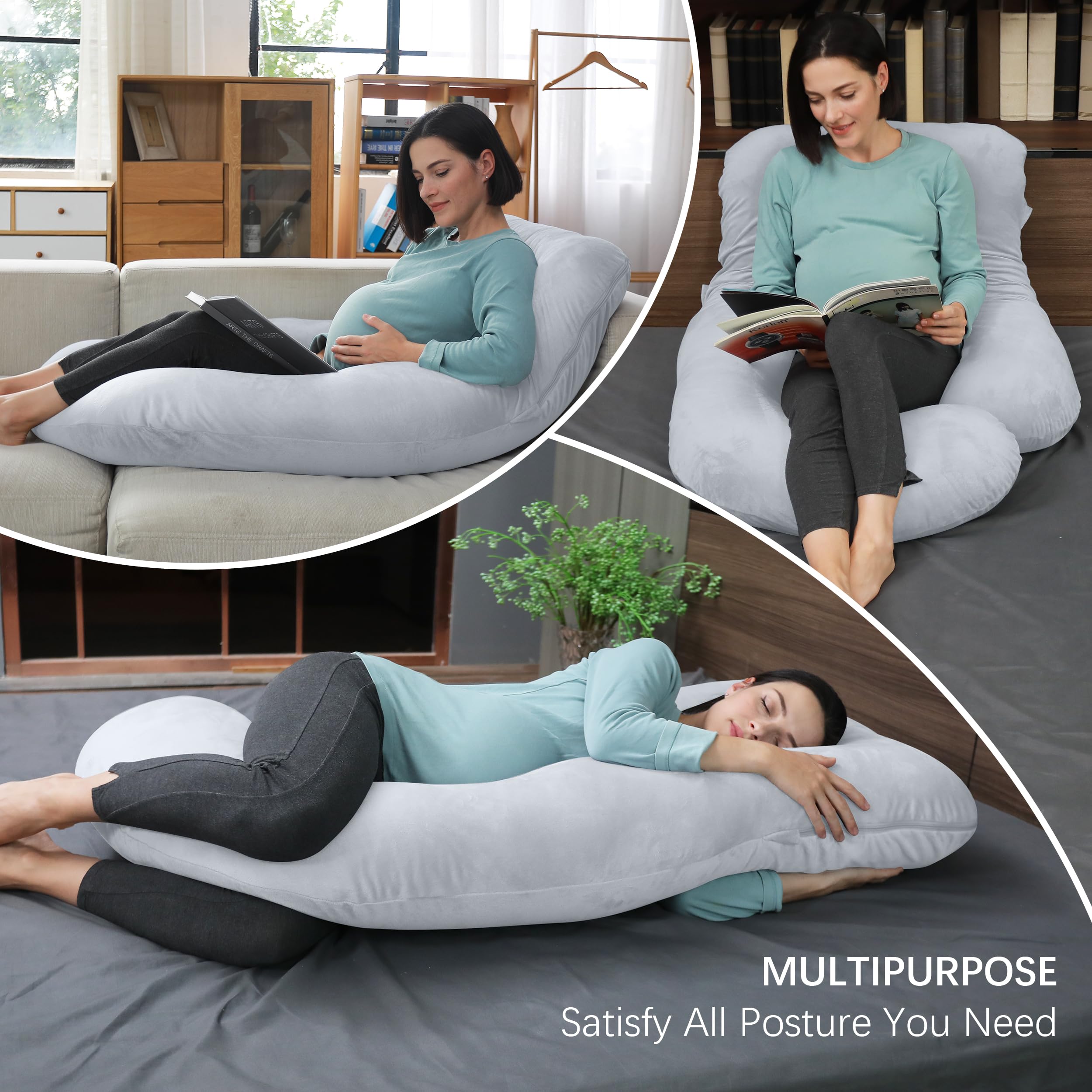 MOON PARK multi-use pillow for nursing reading or TV