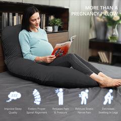 MOON PARK pillow multi-use for nursing, reading, and TV watching.