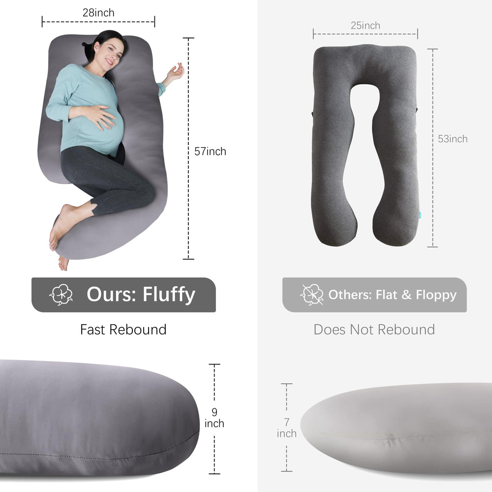 MOON PARK multipurpose pillow ideal for nursing, reading, or TV.