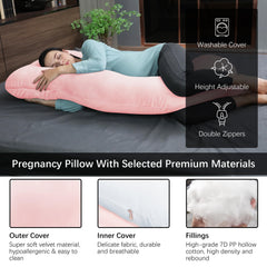 MOON PARK removable cover eases cleaning and keeps pillow fresh between washes.