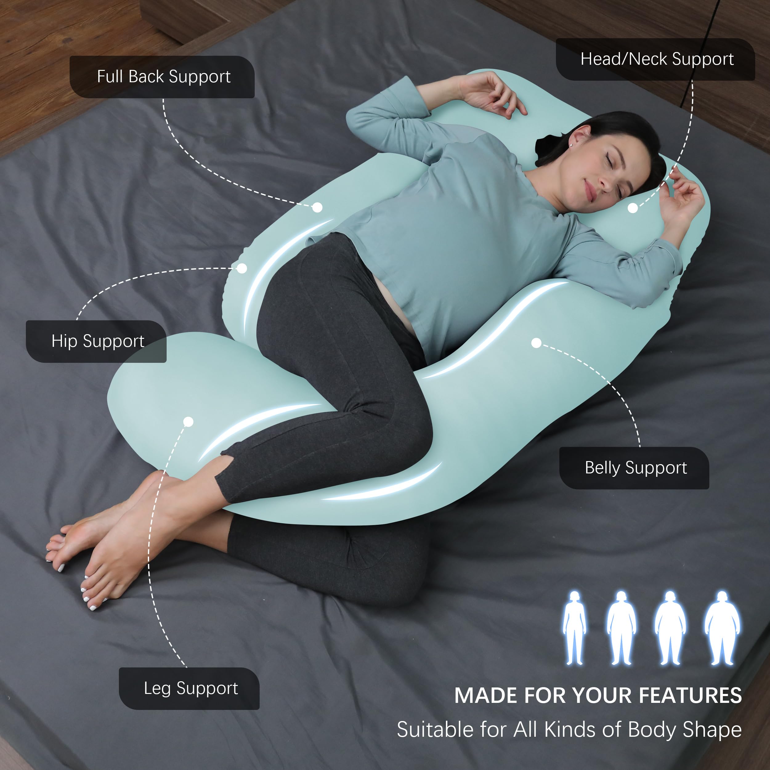MOON PARK pillow-removable-cover demonstrates easy cleaning and quick refresh.