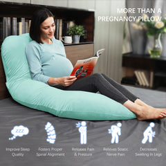 MOON PARK pillow aids leg and knee alignment for soothing comfort.