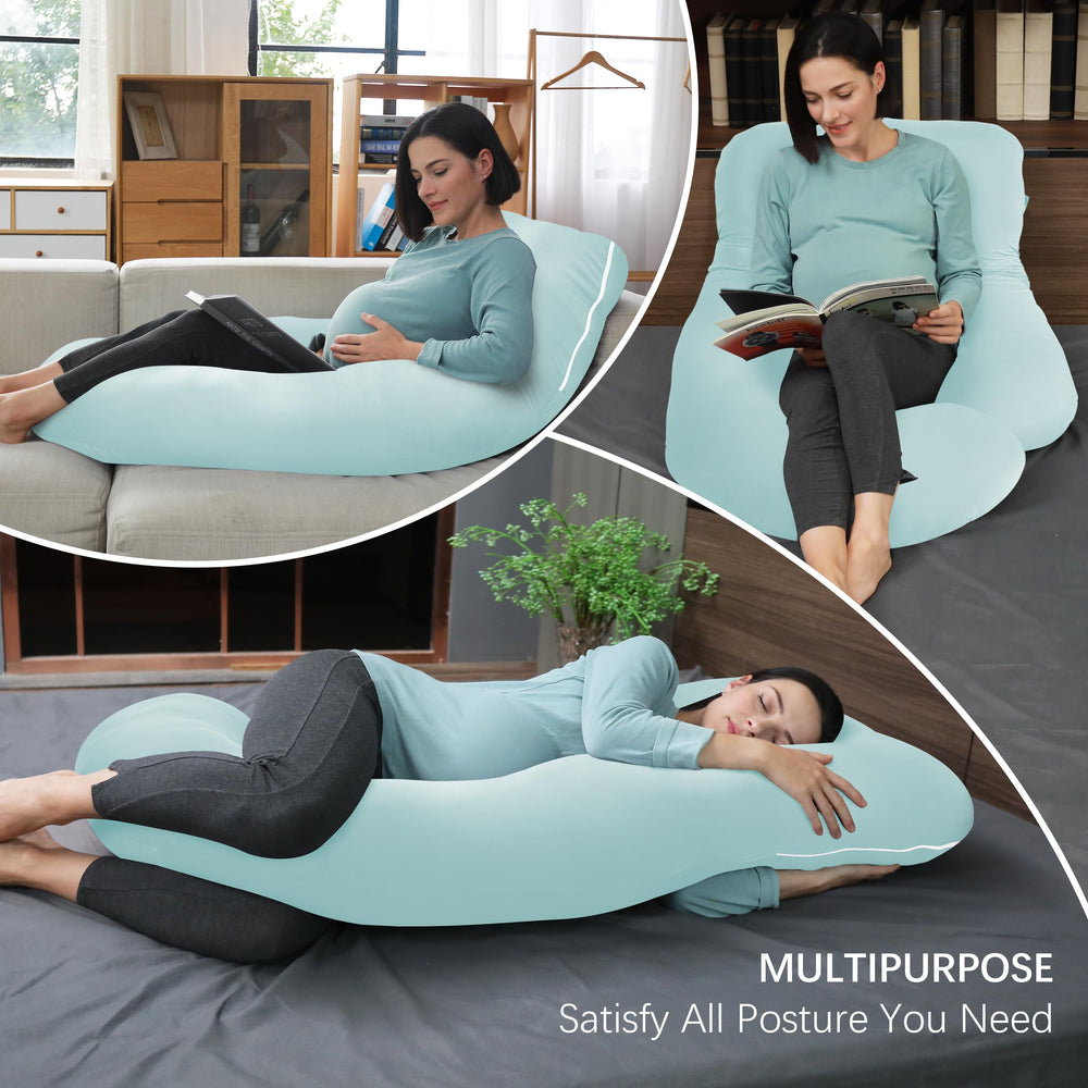 MOON PARK pillow-side-sleeper-support delivers back and belly relief for side sleepers.