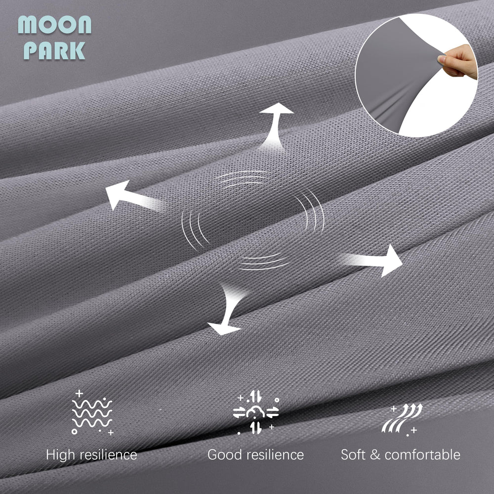 MOON PARK side-sleeper setup cushions hips and knees for comfort.