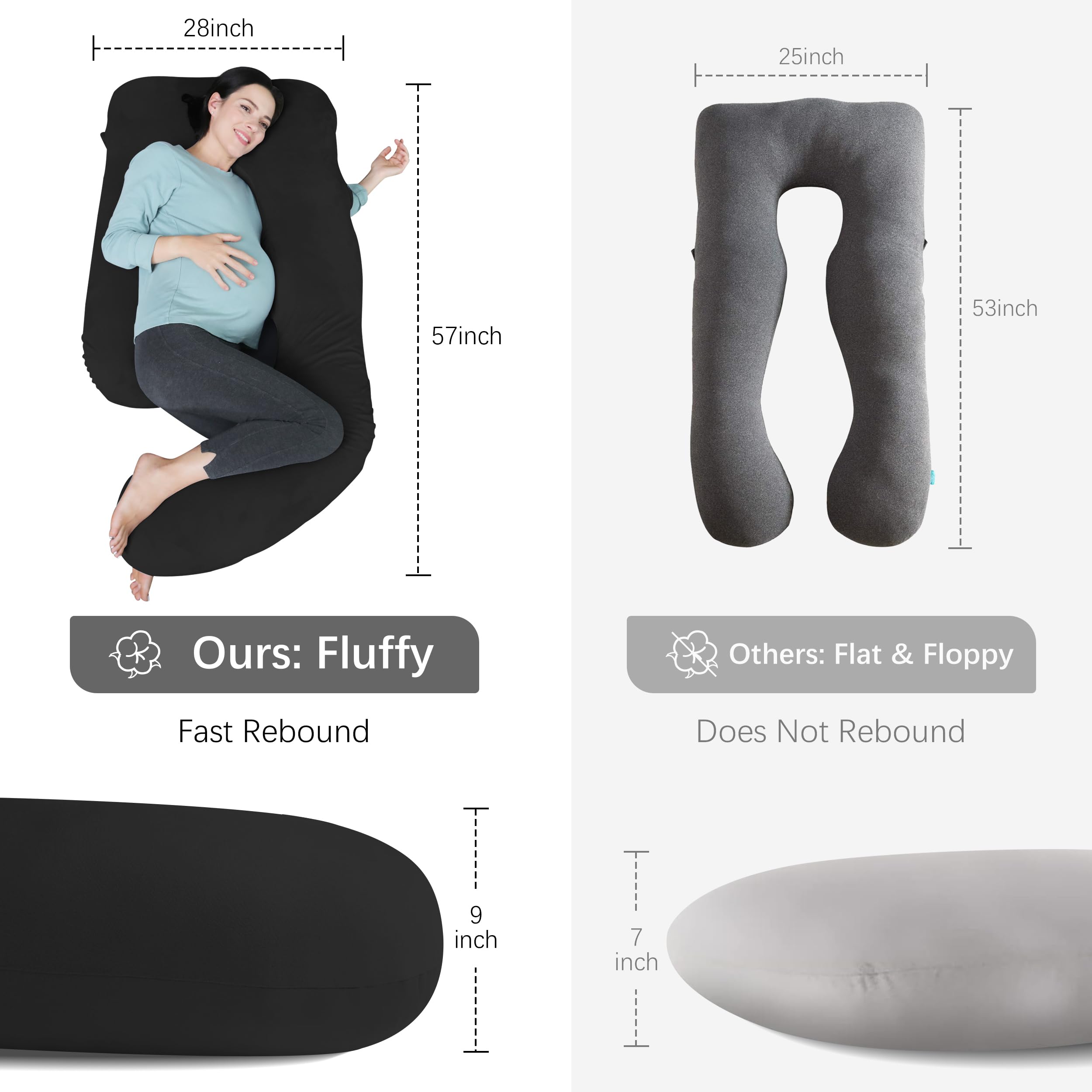 MOON PARK washable removable cover enables easy care and long-lasting softness.