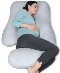 Moon Park pregnancy pillow 65-inch full-view highlights full-body support for better sleep.