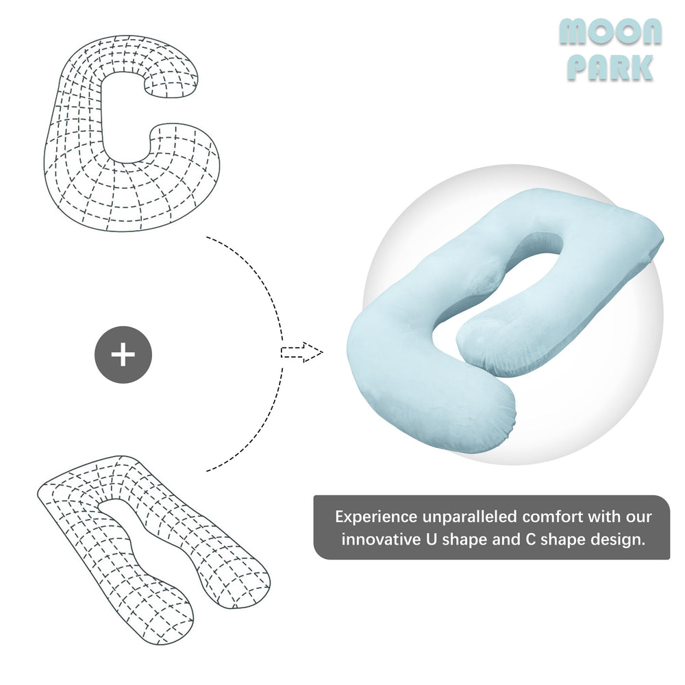 Moon Park aqua pillow back-support improves sleeping posture overnight.