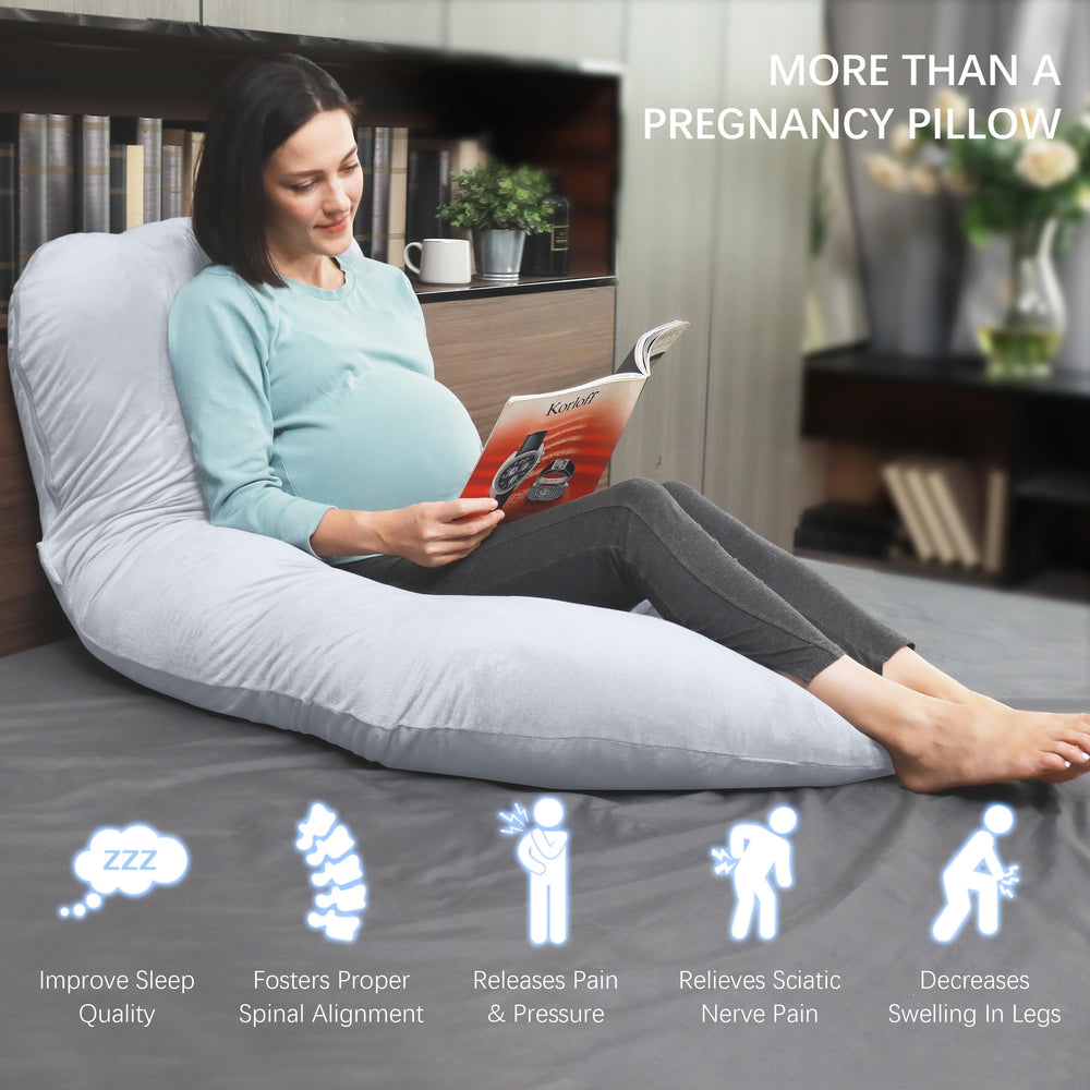 MOON PARK pregnancy pillow back-support for side sleepers