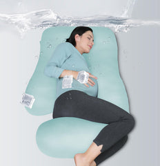 MOON PARK pregnancy-pillow-full-body-view highlights ergonomic sleep support for restful nights.