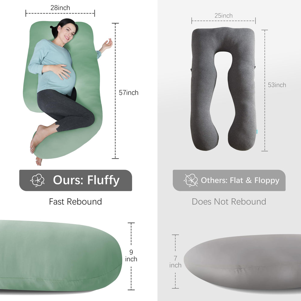Moon Park pregnancy pillow nursing-position use presents flexible accommodation.