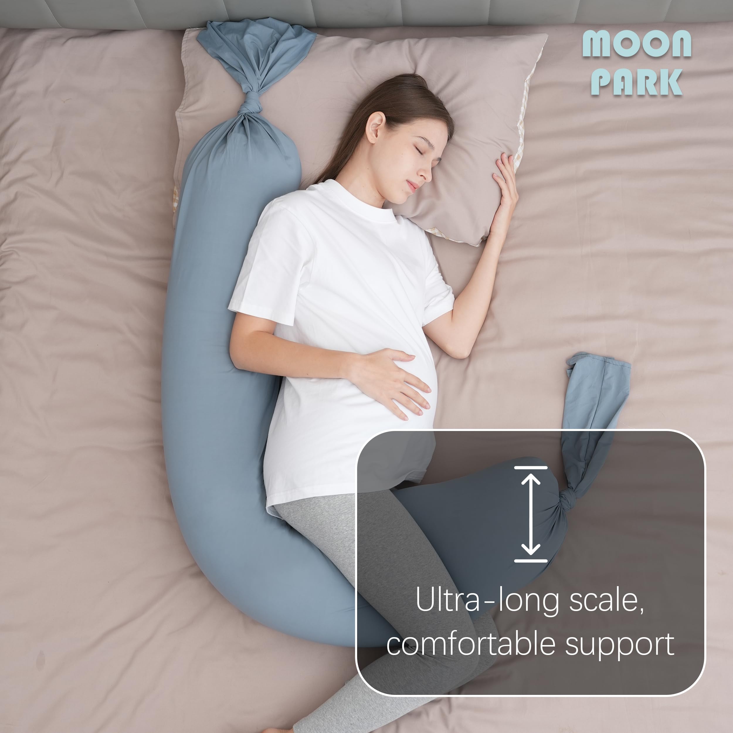 MOON PARK pillow removable cover facilitates easy cleaning and freshness.