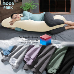 MOON PARK removable-cover highlights easy-clean maintenance for fresh sleeping nights.
