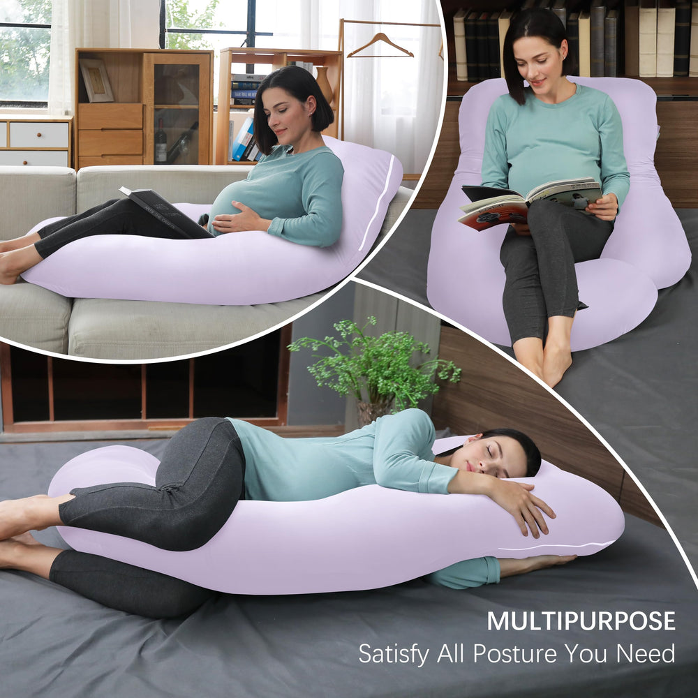 MOON PARK pillow suits side and back sleepers, offering versatile comfort beyond pregnancy.