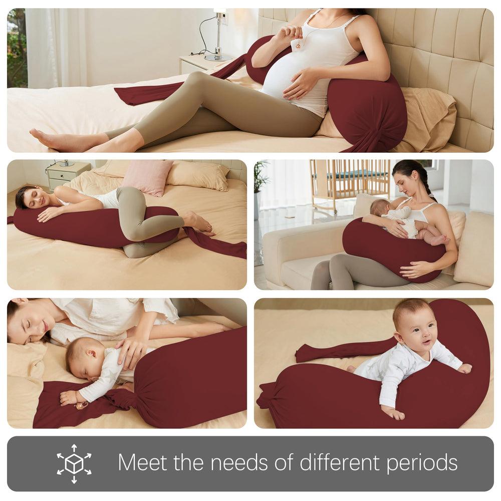 Moon Park pillow supports side sleeping for aligned spine and reduced pressure.