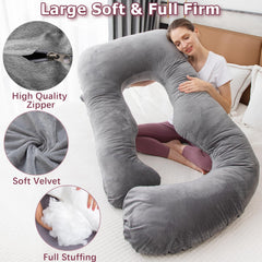 Moon Pine full-body pillow with ergonomic design supporting comfort during sleep.