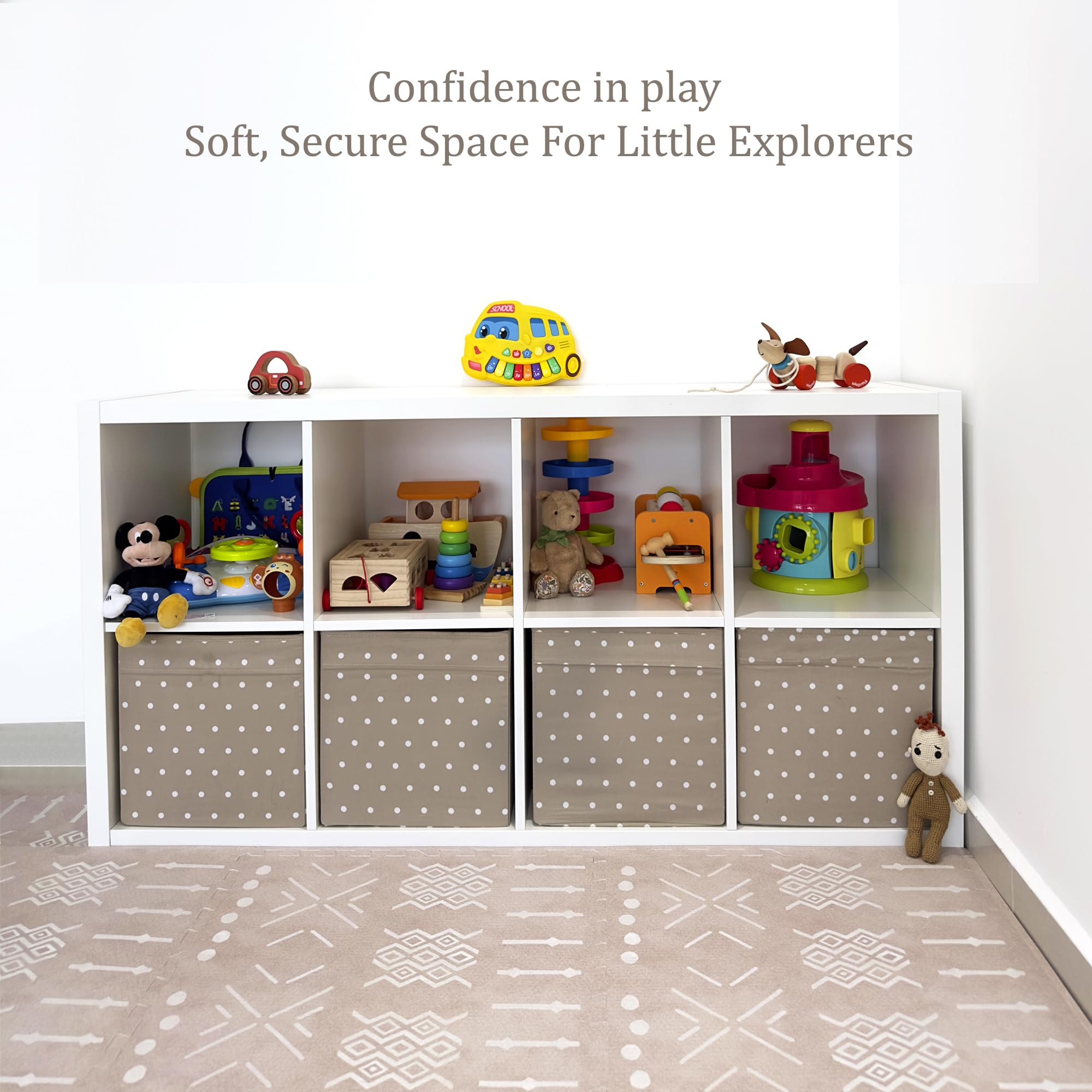 MOON WALKERS indoor-outdoor-use adapts to various play spaces with ease.
