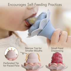 Moonkie freezer tray with popsicle molds for batch prepping breastmilk or puree