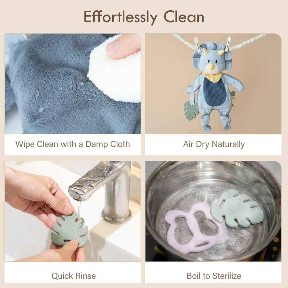 Moonkie Lovey newborn to toddler companion supports comforting moments on the go.