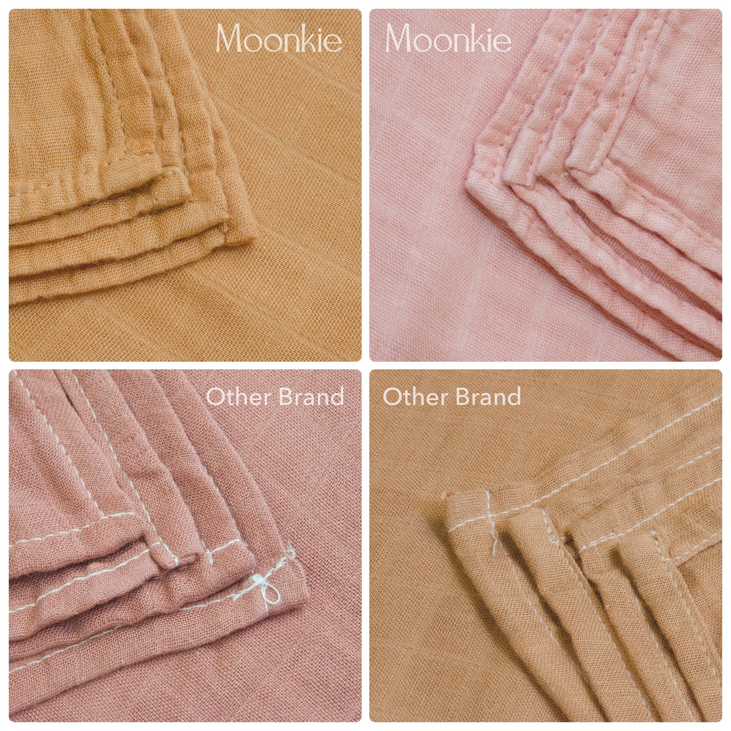 Moonkie muslin swaddle blanket gift set suitable for newborn gifts