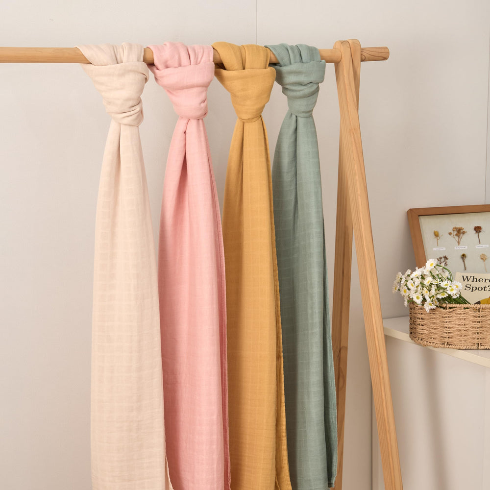 Moonkie muslin blanket multi-use as burp cloth or nursing cover