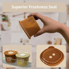 Moonkie silicone baby food containers microwave-safe for quick reheating on busy days.