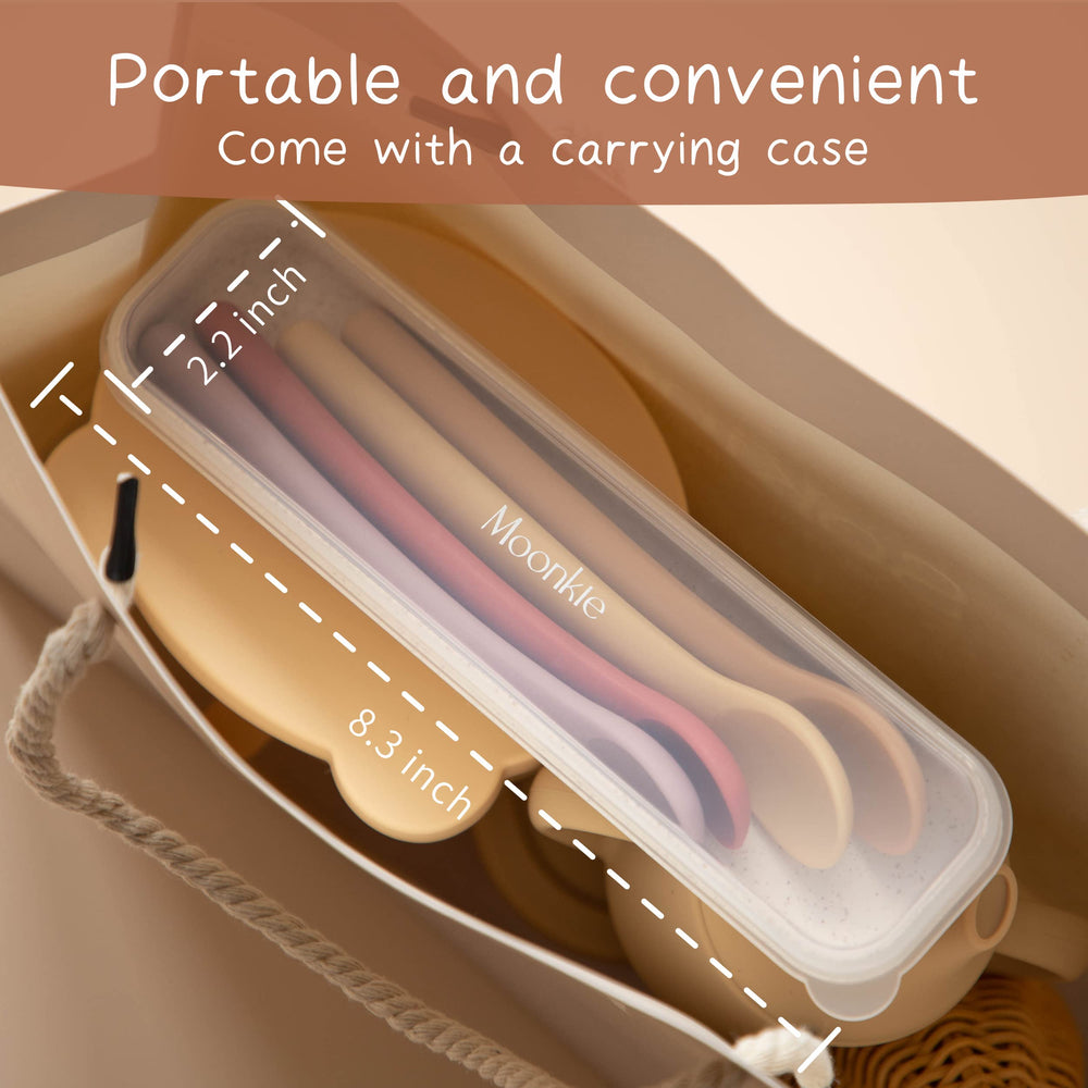 Moonkie silicone is BPA, PVC and lead free for safe meals.